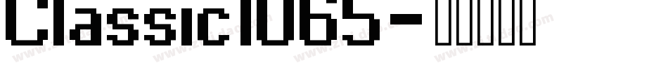 Classic1065字体转换