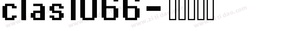 clas1066字体转换