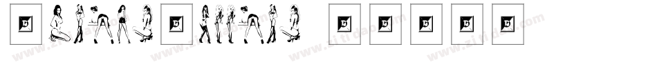 CutiesRabbits-6YL2D字体转换