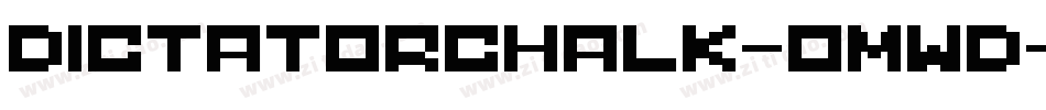 DictatorChalk-Omwd字体转换