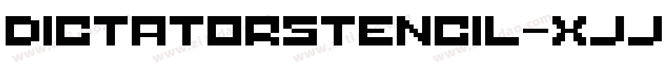 DictatorStencil-xJjO字体转换