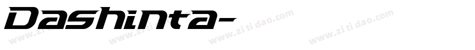 Dashinta字体转换