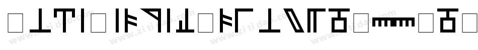 OldeDethekItalic-J44K字体转换