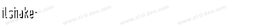 ilshake字体转换