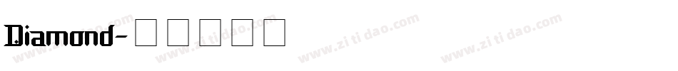 Diamond字体转换