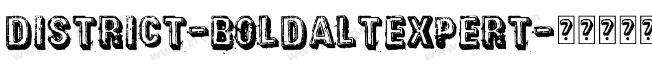 District-BoldAltExpert字体转换