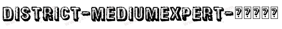 District-MediumExpert字体转换