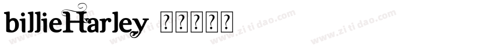 BillieHarley字体转换
