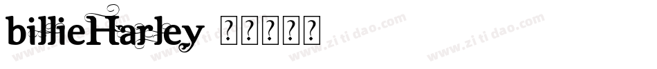 BillieHarley字体转换