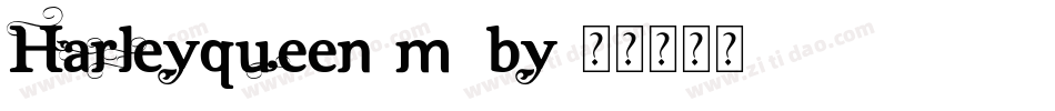 HarleyQueen-M5BY字体转换