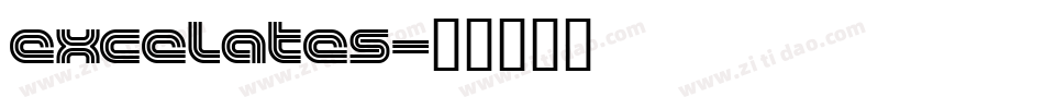 excelates字体转换