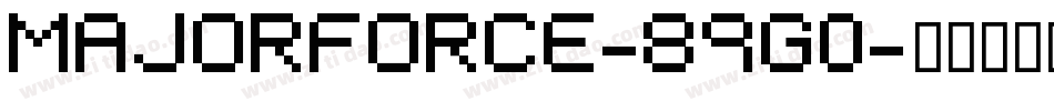 MajorForce-89g0字体转换