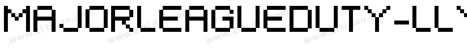 MajorLeagueDuty-LLYD字体转换
