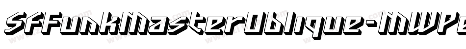 SfFunkMasterOblique-MWPe字体转换