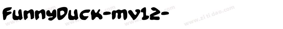 FunnyDuck-mv12字体转换