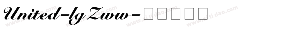 United-lgZww字体转换