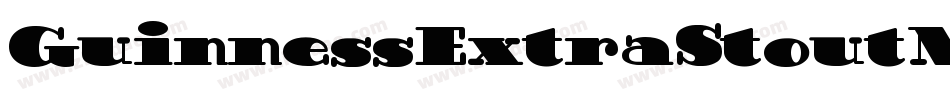 GuinnessExtraStoutNf-JOno字体转换