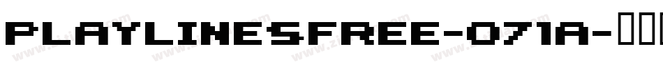 PlaylinesFree-o71a字体转换