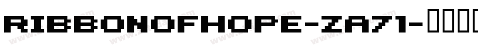 Ribbonofhope-zA71字体转换