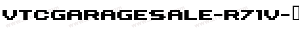 VtcGaragesale-R71V字体转换