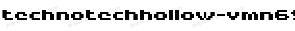 TechnoTechHollow-vmn69字体转换