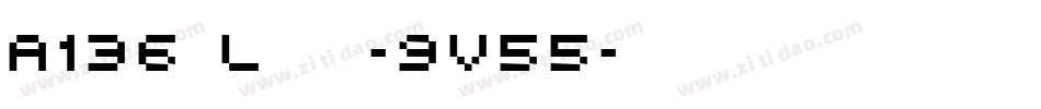 A136bLove-9V55字体转换
