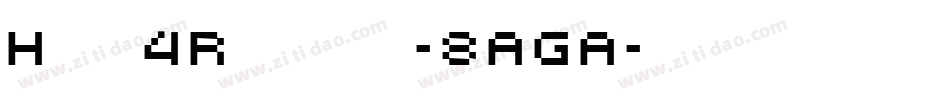 High4Regular-8AGA字体转换