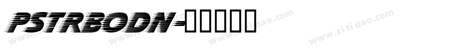 PSTRBODN字体转换