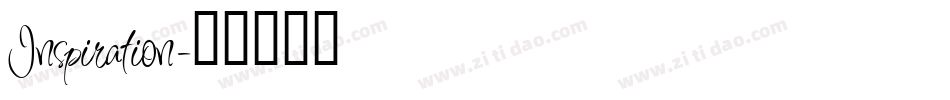 Inspiration字体转换