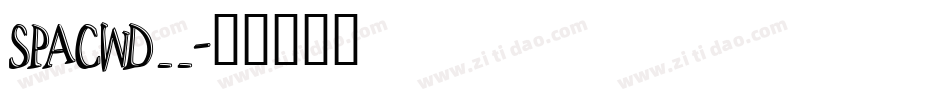 SPACWD__字体转换