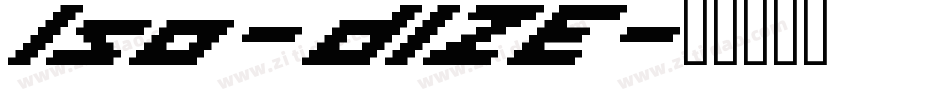 Iso-dlZE字体转换