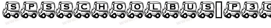 SpsSchoolBus-p3gK字体转换