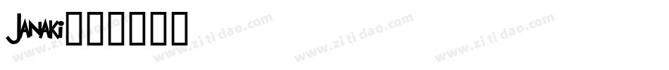 Janaki字体转换