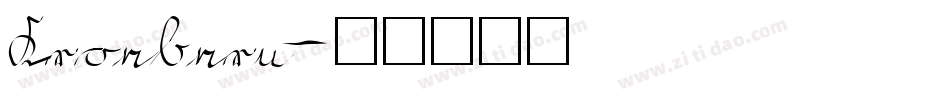 Kroebern字体转换