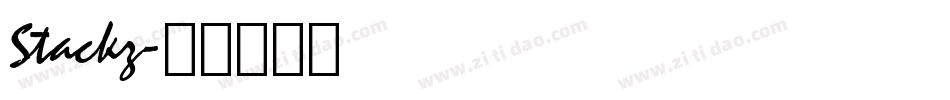 Stackz字体转换