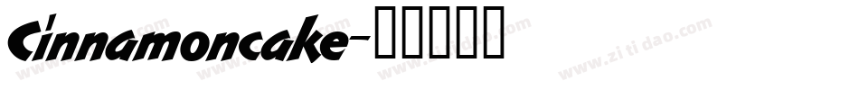 Cinnamoncake字体转换