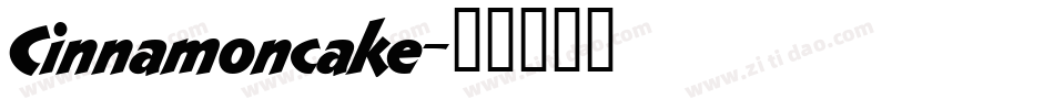Cinnamoncake字体转换