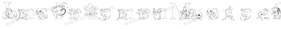 LmsPokemonMasterSolid-LEjG字体转换