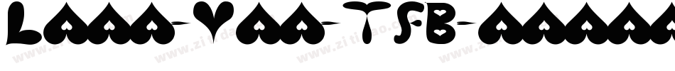 Love-You-TFB字体转换
