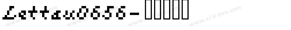 Lettau0656字体转换