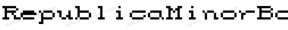 RepublicaMinorBoldItalic-n35M字体转换