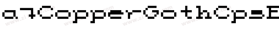 a_CopperGothCpsExp字体转换