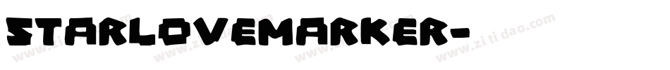StarLoveMarker字体转换