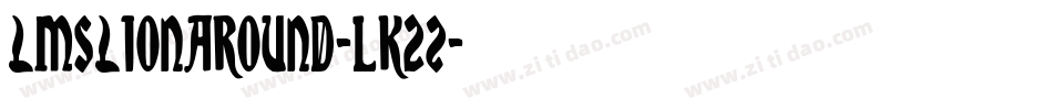 LmsLionAround-lK2Z字体转换