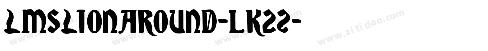 LmsLionAround-lK2Z字体转换