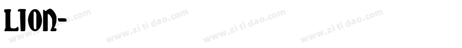 lion字体转换