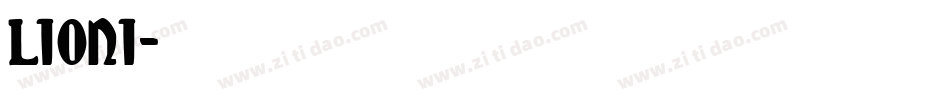lioni字体转换