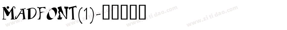 MADFONT(1)字体转换