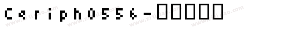 Ceriph0556字体转换