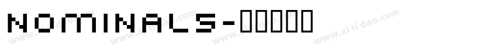 NOMINAL5字体转换